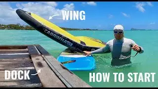 Wing foil: how to dock start /eng subs/
