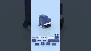 LEGO Nano American Truck Trailer 🚛🔥 Tiny Trailer, Massive Haul! 🇺🇸✨ #lego