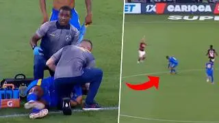 JOGADOR DESMAIOU! Jogador do Sampaio C&ocirc;rrea caiu desacordado no gramado | 07/02/2025