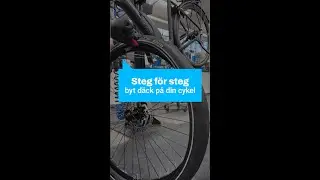 Hur byter man d&auml;ck p&aring; cykeln?