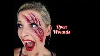 Open Wounds Face Painting Tutorial