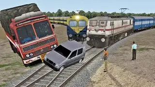 HEAVY TRUCK VS TWO TRAINS & CAR || Stops The Train &ndash; Train simulator 2025