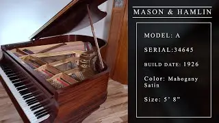 Модель A от Mason & Hamlin | Доэоловая эпоха!