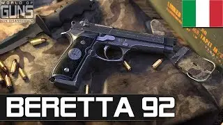 How does Beretta 92 pistol operate?