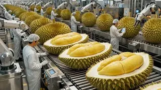 Inside a Modern Durian Factory: From Fresh Durians to Durian Ice Cream Base