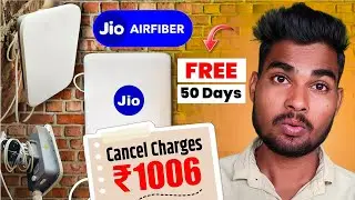 Jio Airfiber 50 Days Free - Cancel Process , Hidden Charges !!