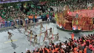 Unidos do Viradouro Desfile 2025 - Comissão de Frente e Mestre Sala e Porta Bandeira