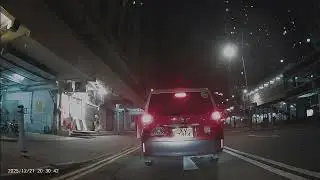 The Road of travel_Motorcycle Hong Kong night