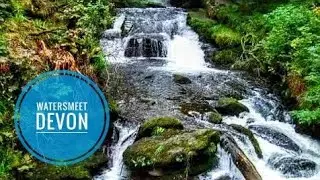 Waterfalls at Watersmeet in Exmoor, Devon