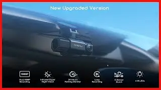 COOAU Dual Dash Cam Review: Clear Front & Rear Recording with GPS and Wi-Fi