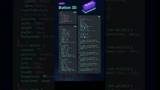 how to make 3D button using html and css | @ProSciPy 