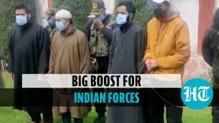 Watch: 2 terrorists captured in J&K, 3 associates arrested, claim cops