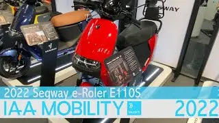 2022  Segway e Roller E110s Electric Scooter  Walkaround IAA 2021 Munich