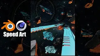 SENTINELS OF DEEP SPACE | BLENDER & C4D SPEEDART