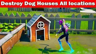 Destroy dog houses (x3) - Fortnite Week 2 Epic Quest (All dog houses locations)
