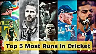 Top 5 Most Runs in World Cup 2023: Highest Run-Scorers