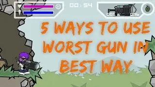 5 Ways to use worst gun in best way | MINI MILITIA | 2020