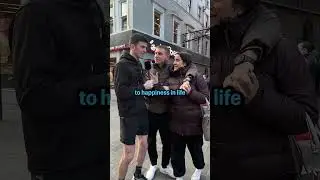 Drunk Couple Answer Question #funny #public #question