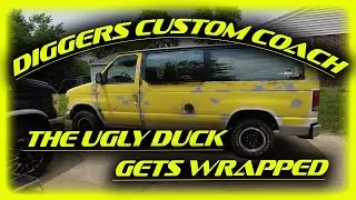 DCC- Party Bus - The Ugly Duck wrap progress