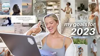 2023 GOALS ✨ 2022 reflection, new vision board + goal setting!