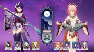 [4.8 ABYSS] C3 Raiden Taser & C2 Yae National │ Genshin Impact