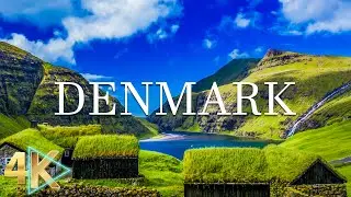 DENMARK 4K - Scenic Relaxation Film with Calming Music - 4K Video Ultra HD