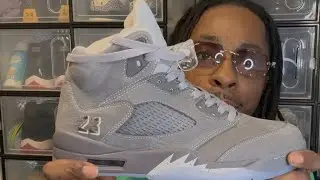 EARLY LOOK 👀 Jordan 5 Wolf Grey (2026) Review + On Feet 👣 🐺