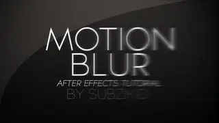 Motion Blur Tutorial | After effects