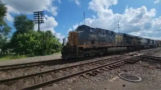 CSX X513 bound for Nashville & Slow Day on CSX with the Greencastle Indiana Derailment! #railfanning
