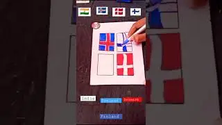 Easy Flag Drawing|#india #iceland #denmark #finland #army#song#instagram#reels #republicday #shorts