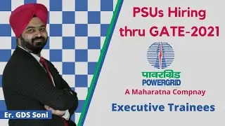 PGCIL Recruitment Through GATE 2021 || Power Grid recruitment Through GATE 2021 || PGCIL JOB 2021