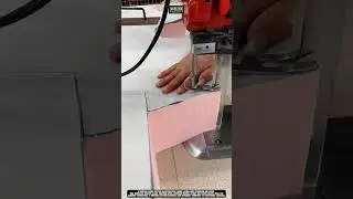 Cutting stacked fabric precisely using vertical blade efficient worktool clothcutter