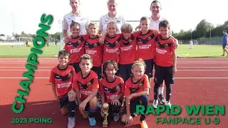 Rapid Wien U-9 Turnier Sieg Poing 2023