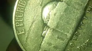 1941 US NICKEL WITH BAD DIE MINT ERROR REVERSE