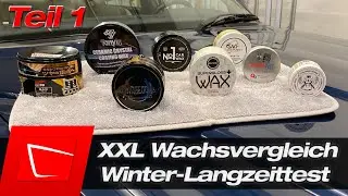 Autowachs Winterlangzeittest - Welches der 8 Wachse h&auml;lt am besten? Kiwami Neowax RRC WoWo`S Teil 1