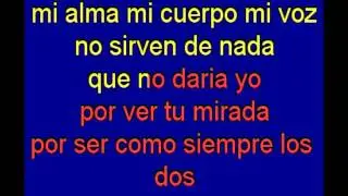 Amaral - Sin Ti No Soy Nada - Karaoke