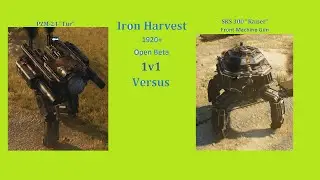 Iron Harvest: PZM-24 Tur vs SKS 300 Kaiser front machine gun.