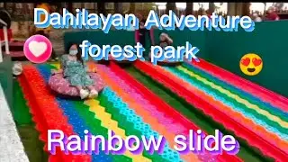 Rainbow slide at Dahilayan Adventure forest park