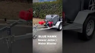 BLUE HAWK Trailer Water Blaster / Drain Jetter