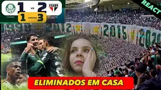[DIRETO DO ALLIANZ] PALMEIRAS 1x2 SÃO PAULO | Eliminados em casa - São Paulo Superior levou de novo
