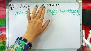 Exercise #11.11 [Fourier series] Question #01 ch#11 Thomas calculus 11th Ed