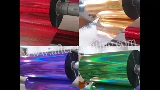 Patterns of Packaging Plastic Roll Holographic Film