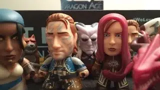 Dragon Age Heroes Of Thedas Titans Vinyl Figures Full Case Unboxing