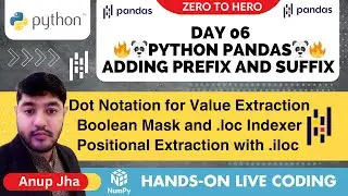 Day - 06 | Pandas in Python | pandas data series | data handling using pandas | loc and iloc pandas