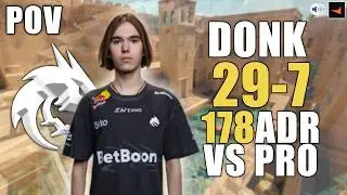 DONK DESTROYS OSKAR ON ANUBIS! FACEIT POV - CS2
