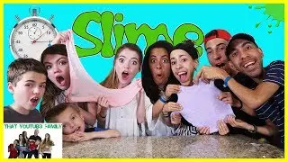 Челлендж по скоростному изготовлению слайма с участием The Skory's / That YouTub3 Family