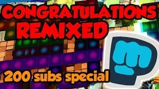 CONGRATULATIONS by PewDiePie REMIXED! 200 SUBSCRIBERS SPECIAL (Fortnite Music Blocks)