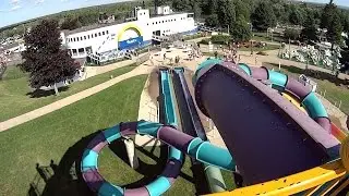 Tunnel Turbo Water Slide at Magic Mountain
