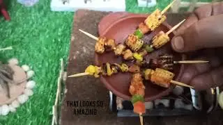 First miniature barbecue night | bonfire | chicken tikka ,grill baby corn ,Mint Lemonade | party 🎉🥳