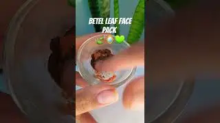 Betel leaf face pack💚🪞🍃☺️ #skincare #betelleaf #ytshorts #shots #song #trending #naturalbeauty